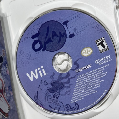 Okami (Nintendo Wii, 2008) Complete CIB Tested Working - Picture 4 of 5