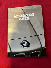 BMW 628CSi 633CSi 635CSi 1981 Brochure German Text 52 Pages Excellent Condition