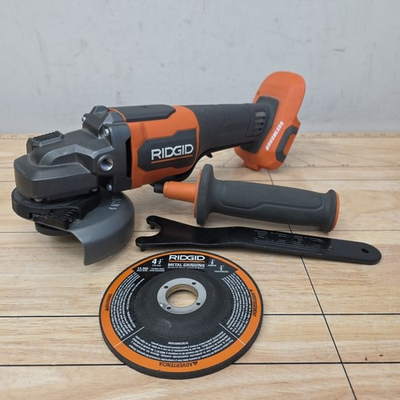 #ad RIDGID R86047 18V Paddle Switch Angle Grinder Tool Only $79.99