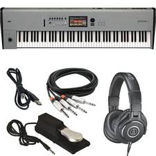 Korg Nautilus AT 88-Key Music Workstation - Gray BONUS PAK
