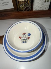 vintage Oneida Humpty Dumpty child's bowl and plate set from 1994.