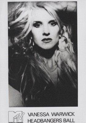 Vanessa Warwick  Photograph Original Black And White Press Promo Circa 1990's