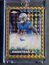 2024 Topps Chrome - Rookie Autographs Ennis Rakestraw Jr. #RA-ERA Gold /50 RC AU