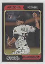 2023 Topps Heritage High Number Black Bordered /50 Carlos Vargas #552 0t0b
