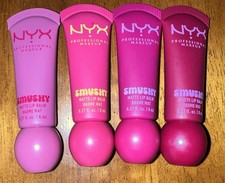 LOT OF 4     NYX Smushy Matte Lip Balm 0.27 fl oz ea
