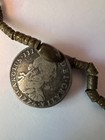 Amazing Silver Necklace weighing 178.9g (@6 oz!)with 7 ! 1742 1841 2 4 8 Reales — photo 3