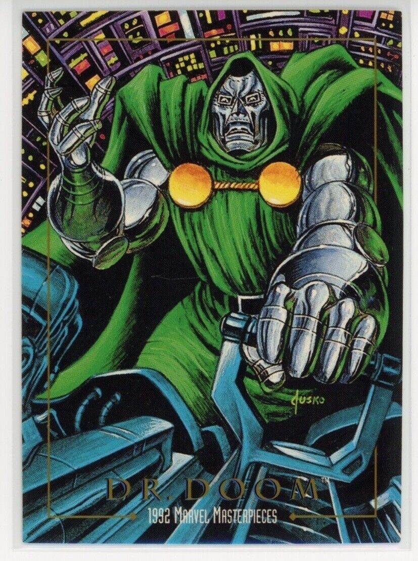 1992 Marvel Masterpieces #26 Dr. Doom