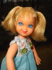 Vintage Barbie MELODY DOLL IN TUTTI COME TO MY PARTY #3607 DRESS BOTTOMS SHOES