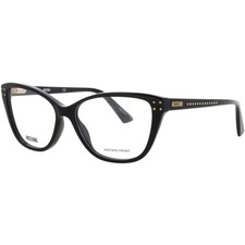 Moschino Women's Eyeglasses Black Acetate Cat Eye Full Rim Frame MOS583 807