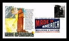 US COVER MADE IN AMERICA BUILDING A NATION FIRST DAY ISSUE PANDA CACHET