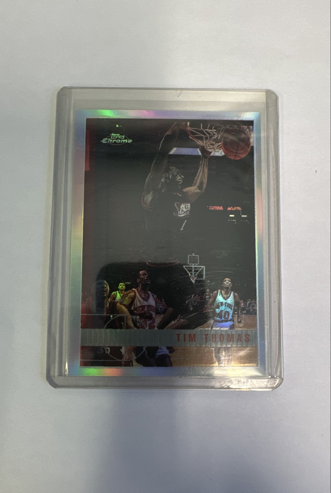 1997-98 Topps Chrome - Tim Thomas #114 Refractor (RC)