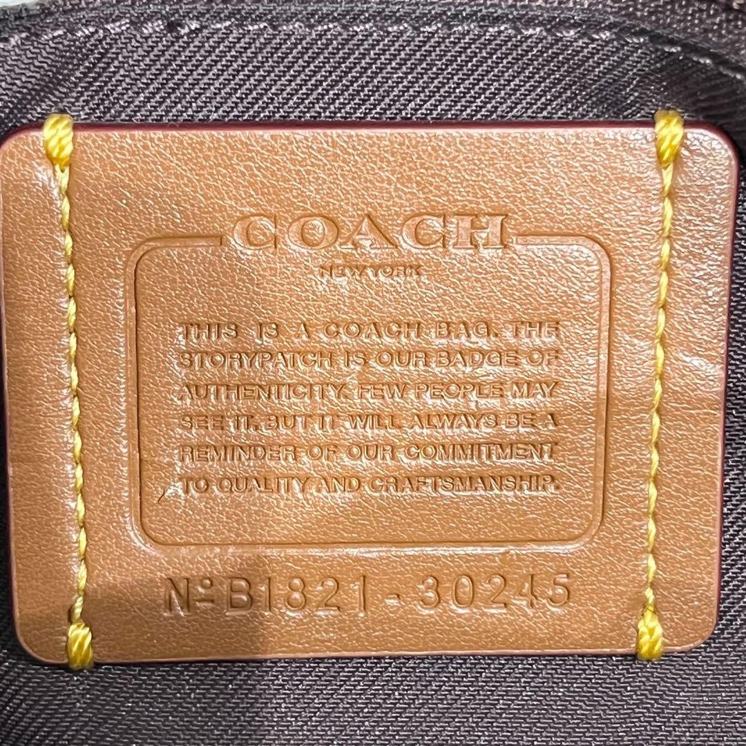 Extremely Beautiful coach Patchwork PVC Chain Sho… - image 19