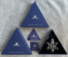Decorazione natalizia cristallo Swarovski 2008 nuova con scatola