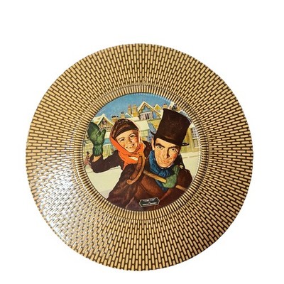 Veg Tiny Tim Christmas Tin By Douglass Crockwell 8  Metal #6622