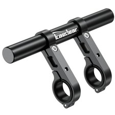 Motorcycle Handlebar Clamp Mount Bar Long Version,Dual-Pillar Aluminum