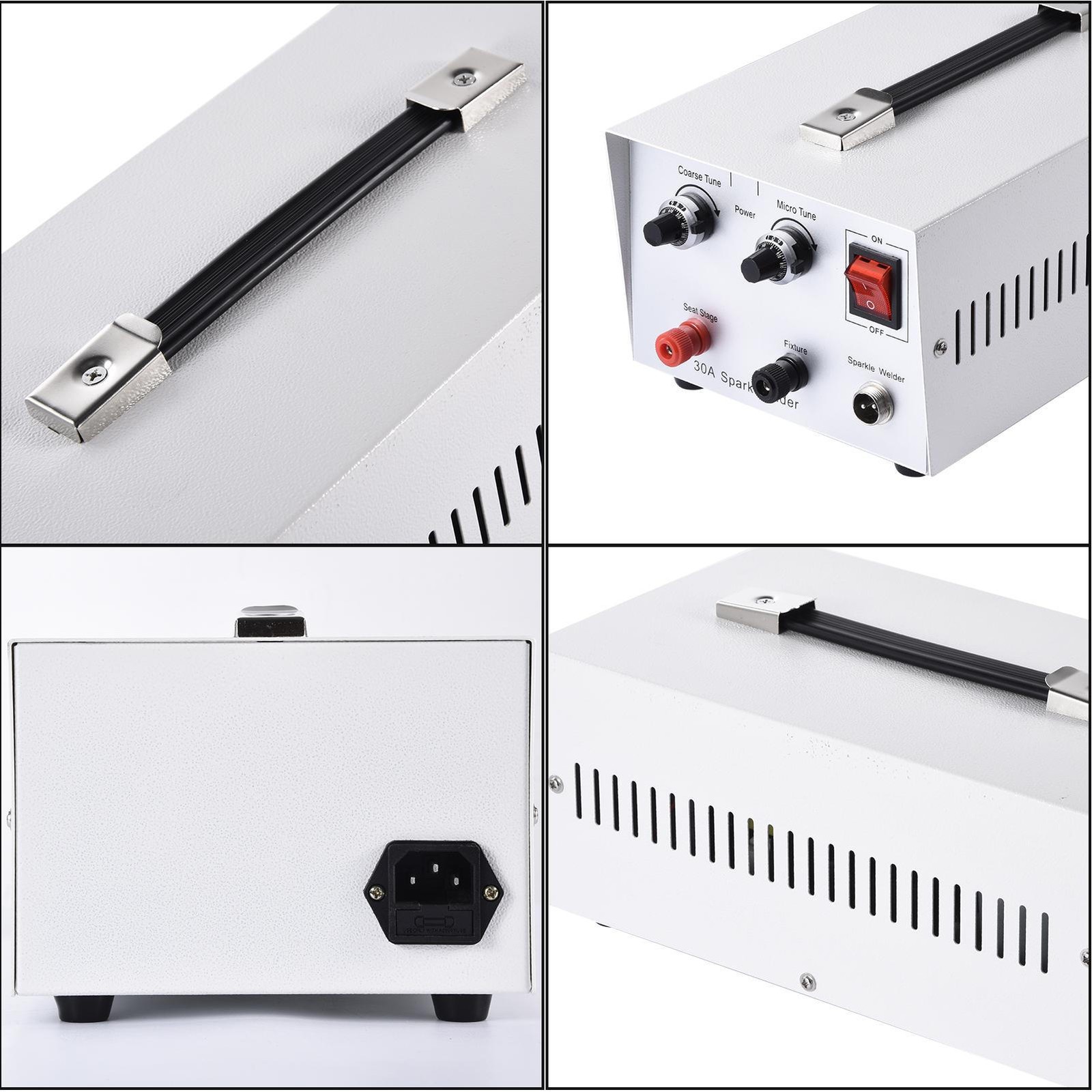 Jewelry Spot Welder, Pulse Sparkle Spot Welder 110V 30A Portable Spot Welder