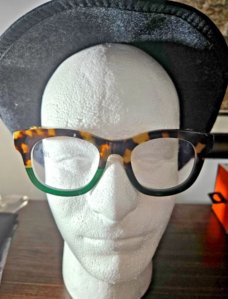 NEW VINTAGE Schnuchel #4801 126072/126g 49-21 Tortoise/green 145 SALE!!! - Image 3 of 4