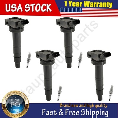 4x Ignition Coil & 4x Spark Plugs for Toyota 4Runner  2005-2023 90919-02247