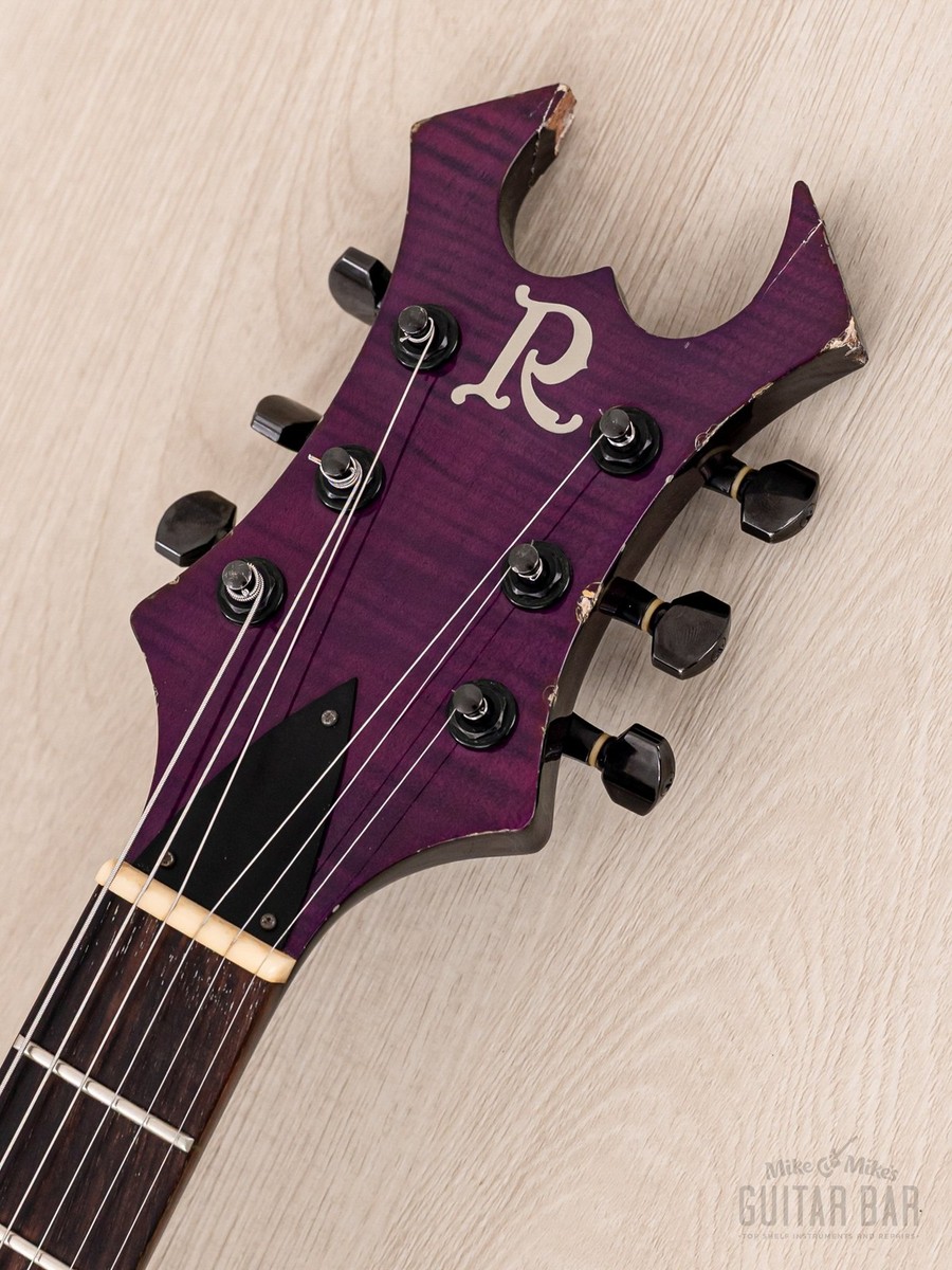 2001 B.C. Rich “Japan Monster” Warlock Trans Purple Set Neck w