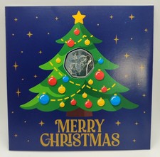 The Snowman 2025 50p Coin Christmas Card BU + Envelope From Westminster Bunc Unc