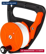 Compact 150ft Scuba Dive Reel Kayak Anchor with Thumb Stopper for Safety Underwa