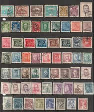 Czechoslovakia Lot 42: (1918-1954 - F/VF - Mint H & U) 2023 Scott Cat. V. $14.25