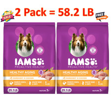 58.2 LB IAMS™ Proactive Health Senior Dry Dog Food - Healthy Aging, Chicken 1.03 per pound