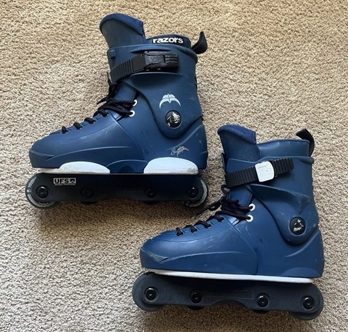 Razors Genesys Rollerblades Blue Aggressive Inline Skates
