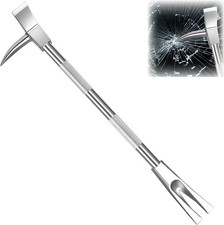 30" Halligan Tool, Breaching Tools for Emergencies, 45 Gauge Steel Forged Hallig