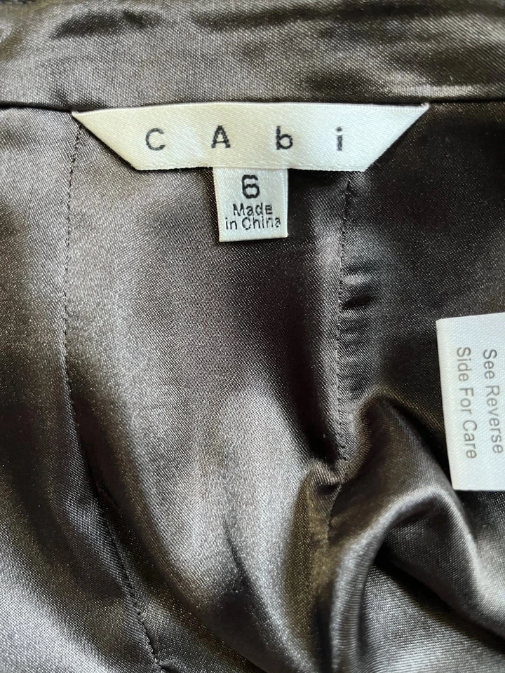 Falda a cuadros forrada con pliegues CAbi Dark Academia para mujer - 6 Foto 3 de 4