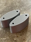 2* Grey  Kawasaki  ZZR1200  40mm Thick Mirror  Extenders Adapter 3D Printed.