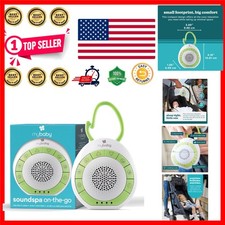 Portable Baby Sound Machine with 4 Soothing Sounds - Ideal for Travel  Nursery