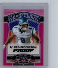 Jaivon Heiligh 2024 Leaf Football 1/1 Pre Production Proof