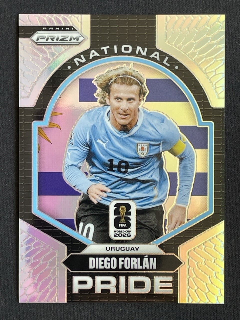 Diego Forlan 2026 Panini Prizm FIFA World Cup National Pride #42 -jw2