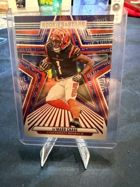 2024 Rookies & Stars #21 Ja'Marr Chase True Blue 048/149 Bengals