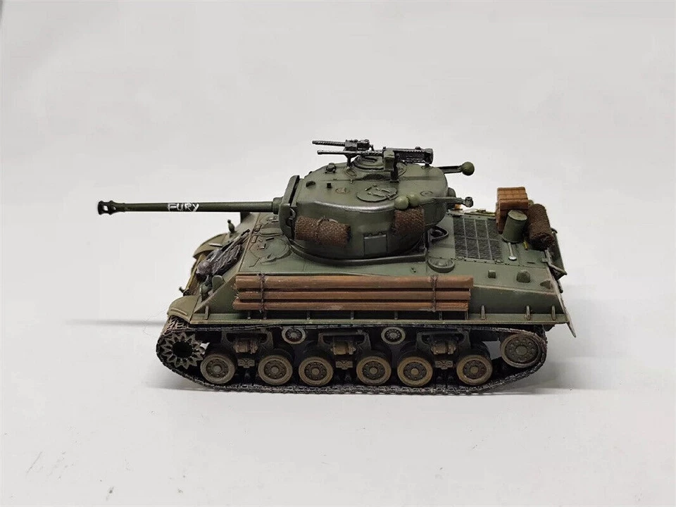 NEW 1/72 Fury Sherman Tank M4a3e8 Painted Finished Model - Image 3 of 4