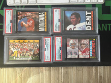 1985 Topps Football HOF of 4 PSA Montana (2) Marino Dent Nice Lot Tough