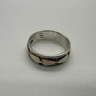 Vintage Mt. Rushmore Black Hills Gold Sterling Silver 925 Men’s Ring Band Size 8
