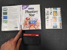 Phantasy Star (Sega Master System) Very Nice Complete W/Poster NO MANUAL