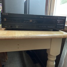 SONY 5 Disc CD Changer Player CDP-C305 Tested Works