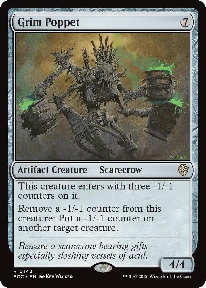 NM Grim Poppet, MTG, Lorwyn Eclipsed, Magic the Gathering, 142