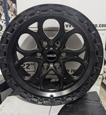 4x 900 Weld Off-road Ledge 6 Wheel 17x9 6x135 Satin Black -12mm Ford F-150