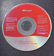 Microsoft Intellipoint 7.1 Mouse Software CD-Rom PC  Mac Disc Only Tested