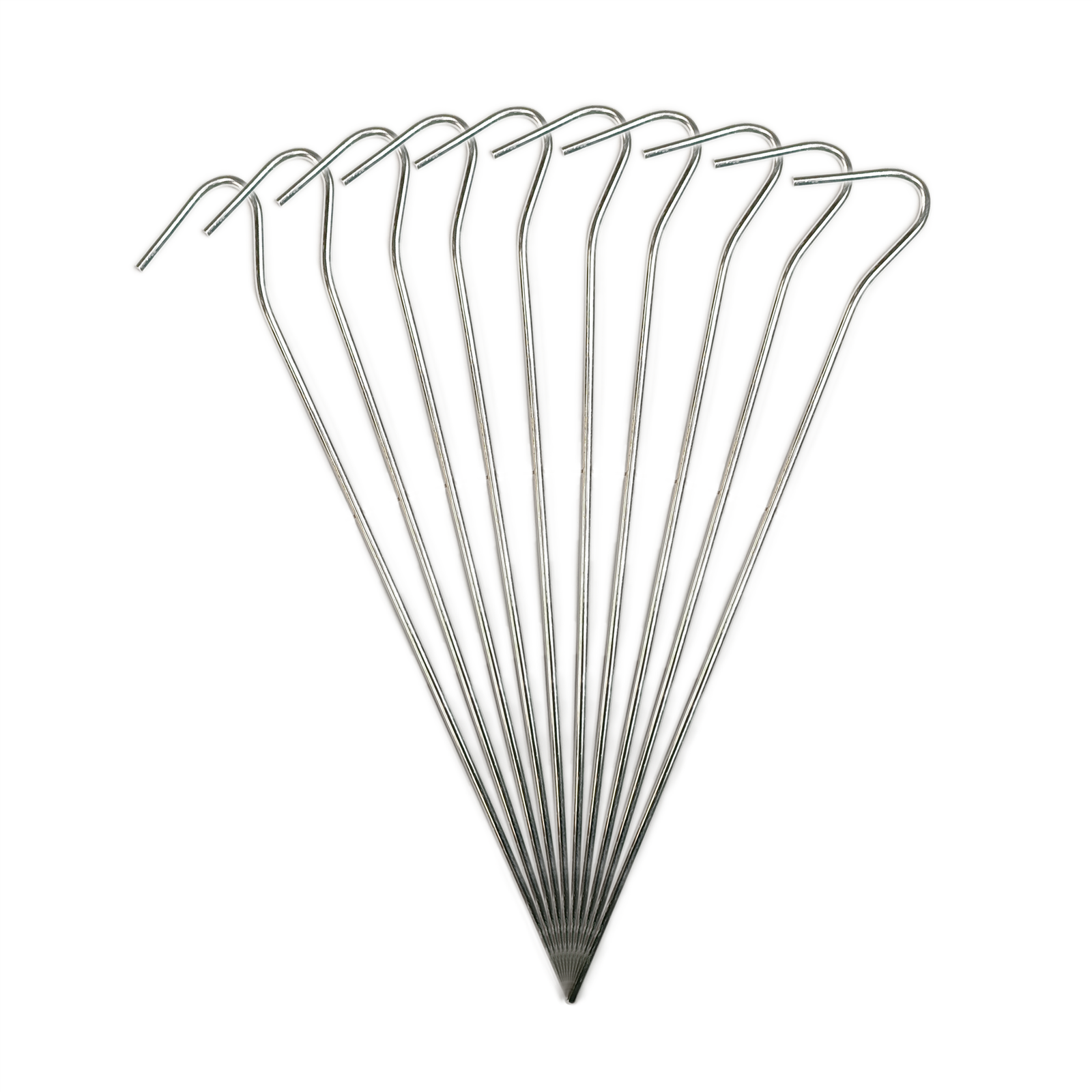 KCT 50 PC GROUND HEAVY DUTY PEGS TENT GALVANISED STEEL STAKES CAMPING GAZEBO 9""