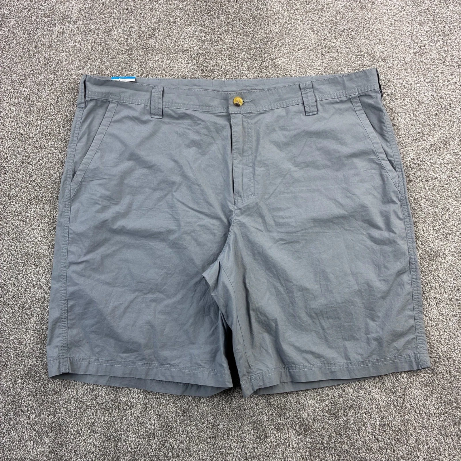 NWT Columbia Washed Out Shorts Mens 42 Gray 10 Inch Inseam Outdoor Casual Fish