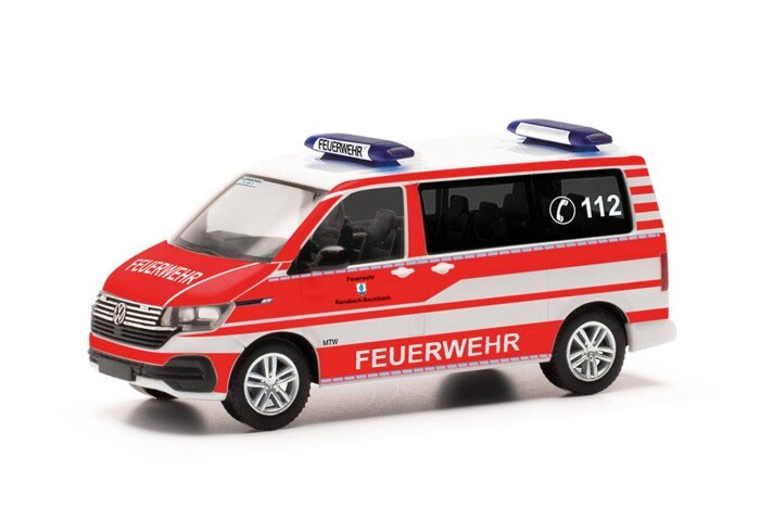 Herpa 097697 | VW T6.1 MTW | Feuerwehr Ransbach-Baumbach | 1:87