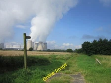 Photo 6x4 A path leading to Carr Lane Barmby on the Marsh With Drax in th c2012