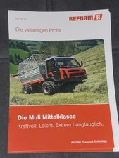 REFORM Muli T6, T7 Transporter Prospekt von 08/2021 ( 25041 )
