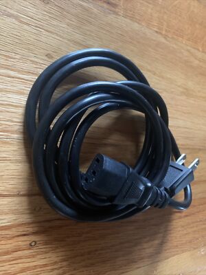 I-Sheng Power Cord E314513 6ft Long, black With 3 Prongs