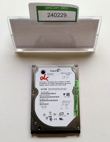 HDD / Festplatte/ Seagate Momentus/ ST9120821AS/ 120 GB / 2,5" / SATA / 5400 RPM